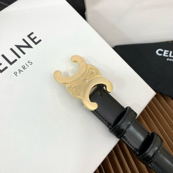 Celine Triomphe Belt Black Triomphe - Picture 5 of 9